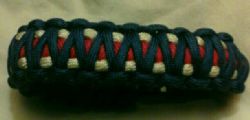 Red white and blue king cobra bracelets